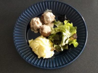 Boulettes assiette