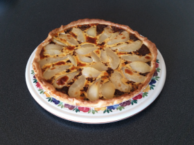 Tarte poire chocolat